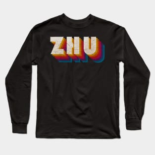 retro vintage ZHU Long Sleeve T-Shirt